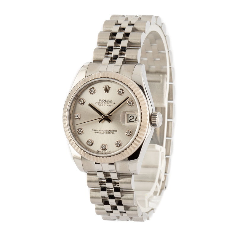 Ladies Rolex Datejust 178274 Diamond Dial