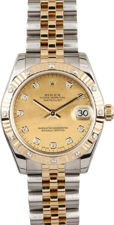 Ladies Datejust 178313 Stainless Steel & 18k Yellow Gold