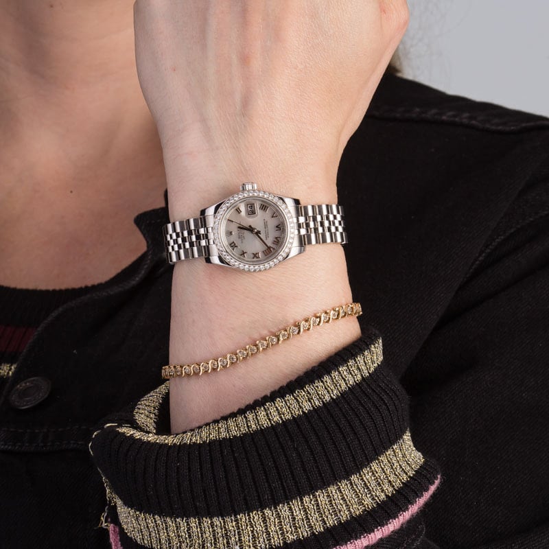 Rolex Datejust 179384 Diamond Bezel
