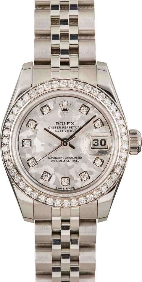 Image of Ladies Datejust 179384 Diamond Bezel