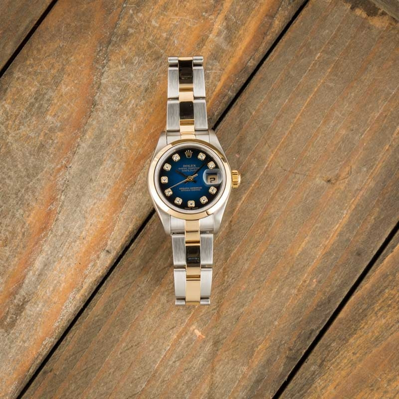 Gift・:* Rolex Datejust Steel and Gold (two tone) 79163 | Stock 21606