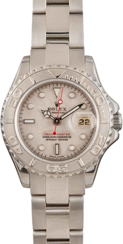 Ladies Rolex Yacht-Master 169622 Platinum