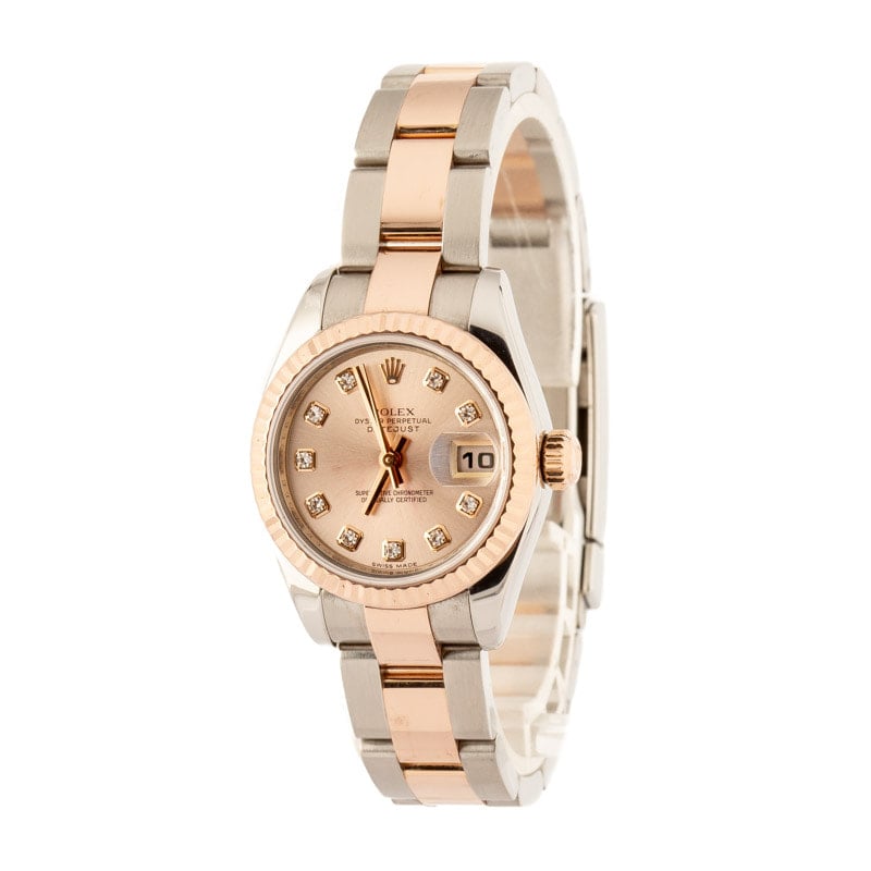 Ladies Rolex Datejust Ref 179171 Diamond Dial