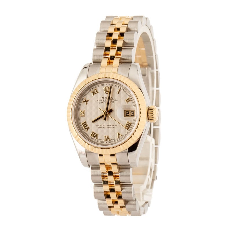 Ladies Rolex Datejust 179173 Ivory Dial