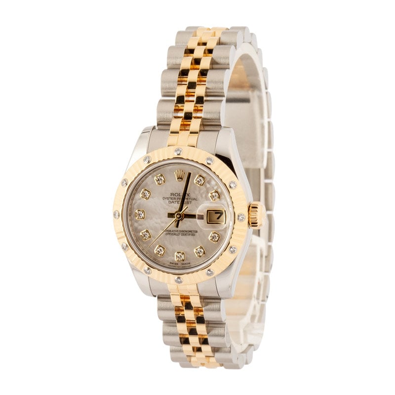 Lady Rolex Datejust 179313 Mother of Pearl Diamond Dial