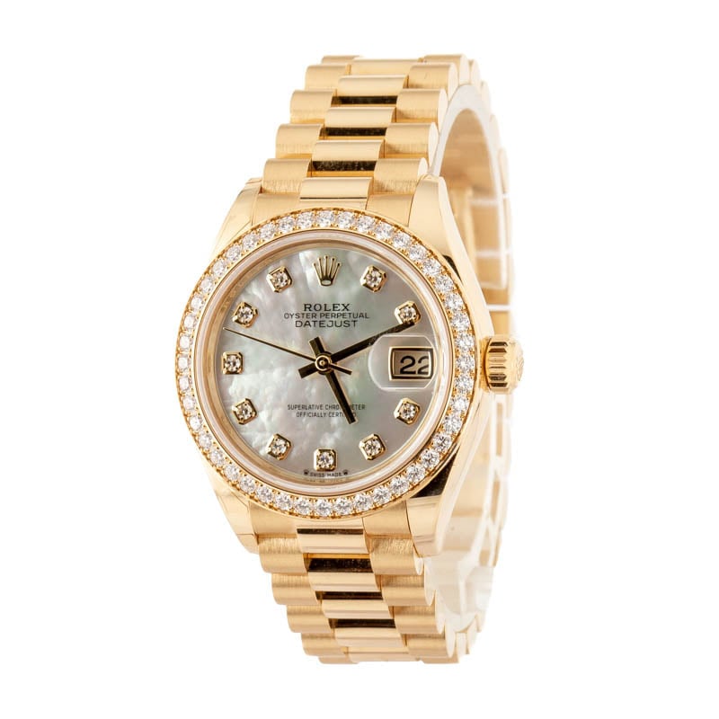 Rolex Datejust 279138 18k Yellow Gold