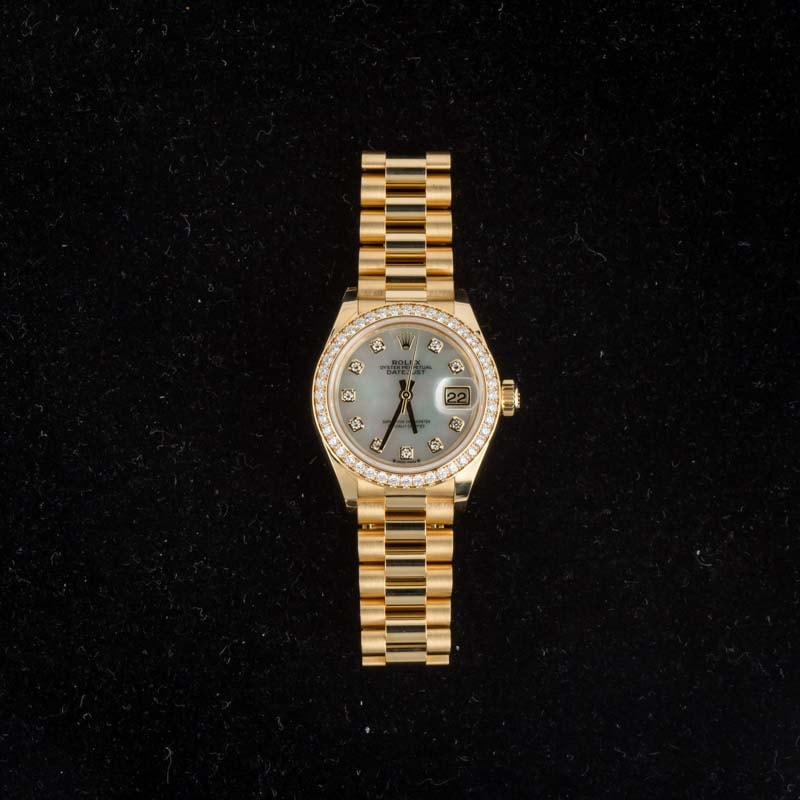 Rolex Datejust 279138 18k Yellow Gold
