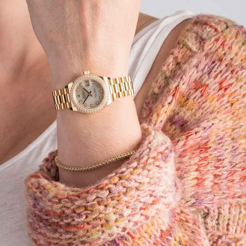 Rolex Datejust 279138 18k Yellow Gold