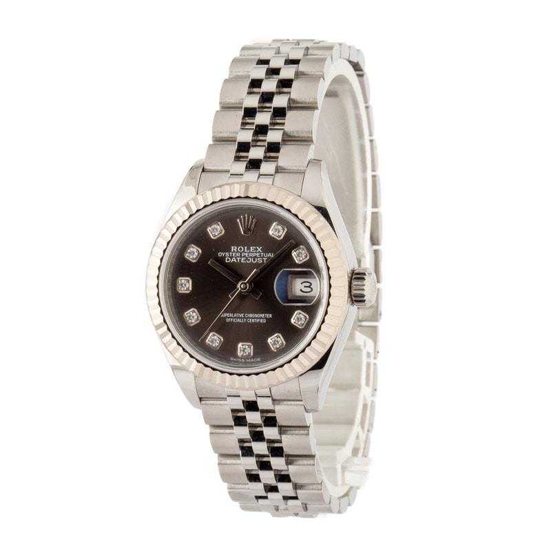 Rolex Datejust 279174 Dark Grey Diamond Dial