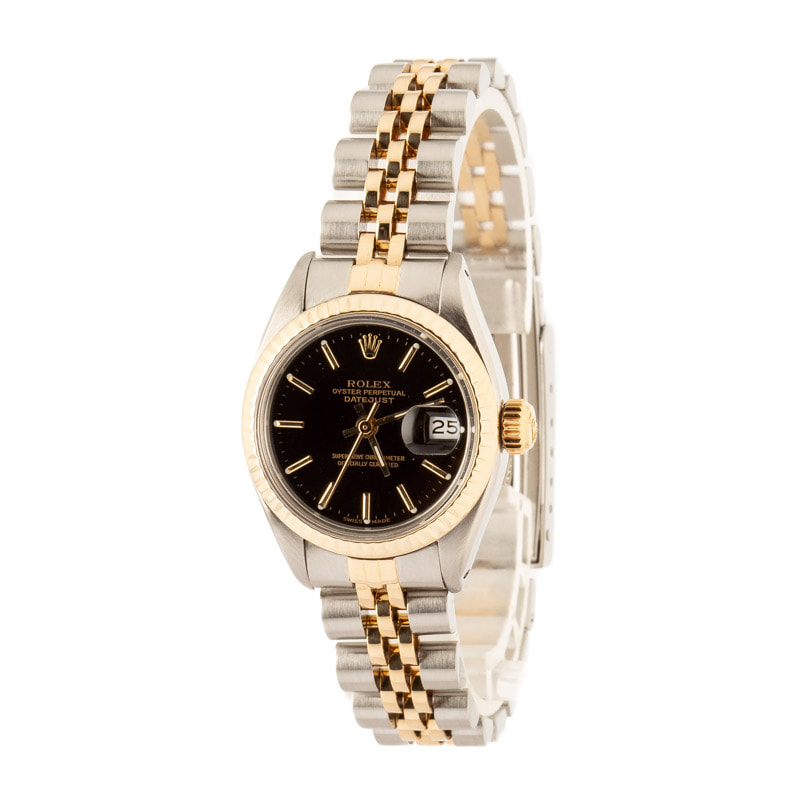Lady Rolex Datejust ref 6917 Black Dial