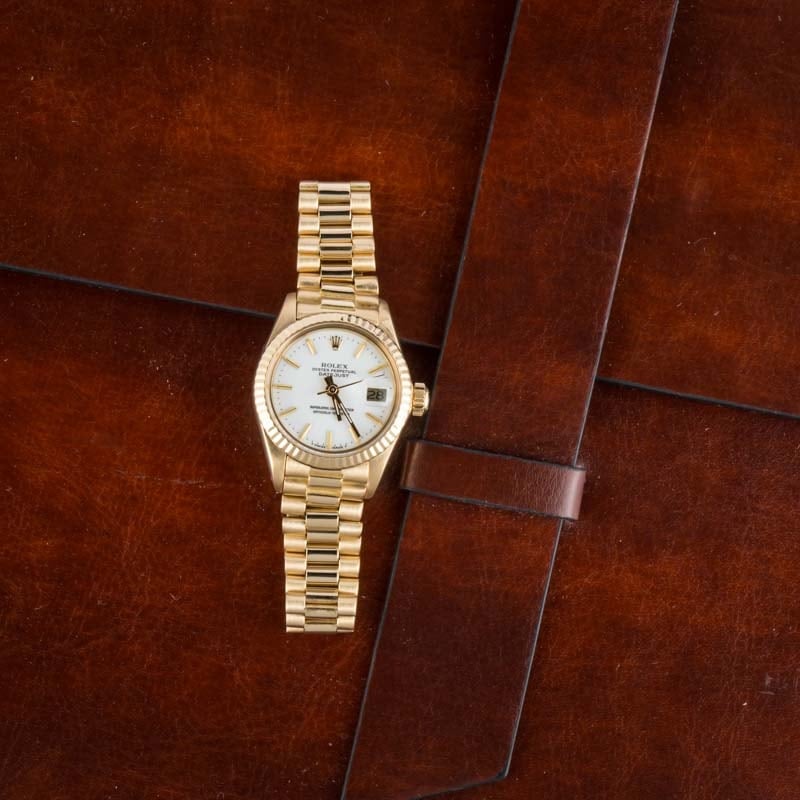 Lady Rolex Datejust Ref 6917 Yellow Gold