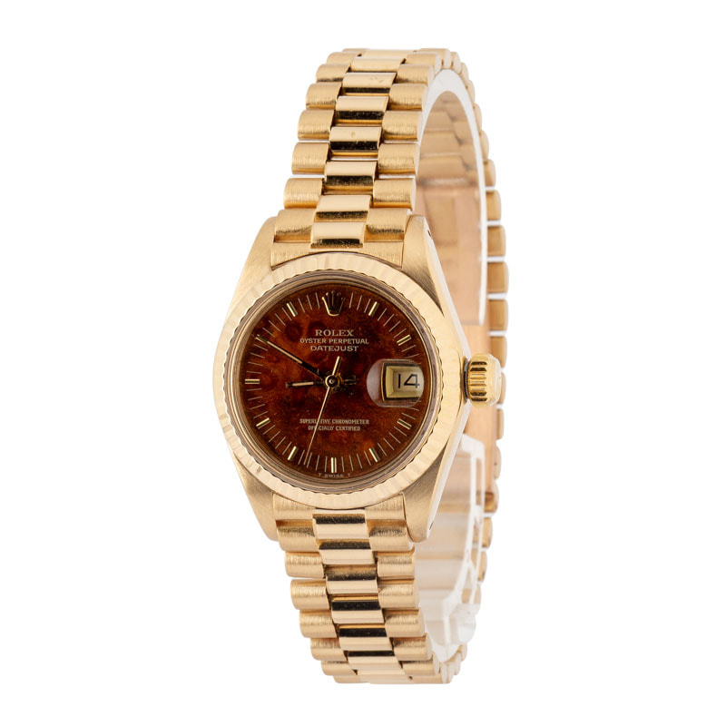 Rolex Lady Datejust 6917 Wood Dial