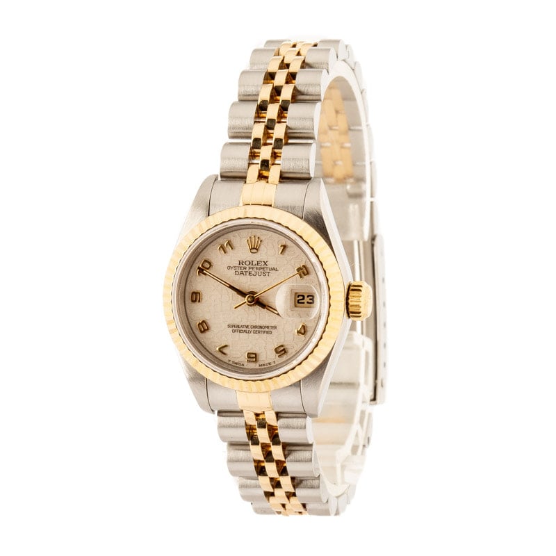 Ladies Rolex Datejust Ref 69173 Ivory Jubilee Dial