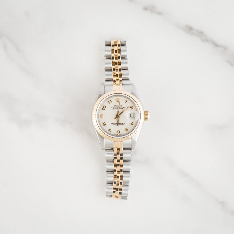 Rolex Ladies Datejust 69173 Ivory Jubilee Dial