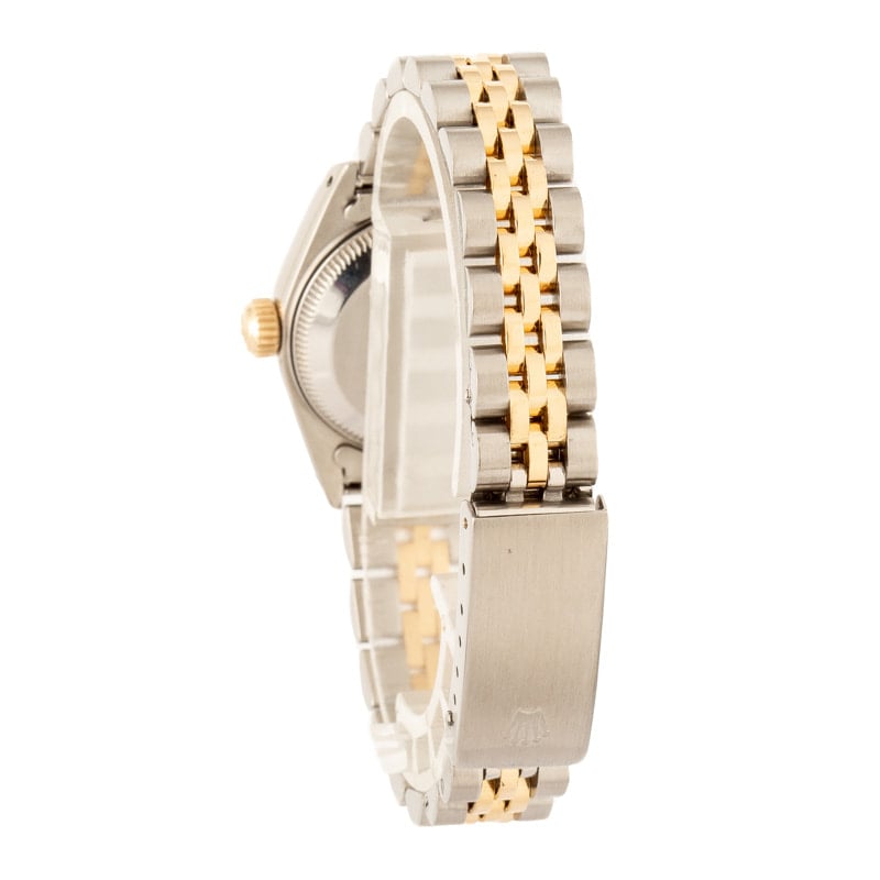 Ladies Rolex Datejust 69173 White Roman Dial