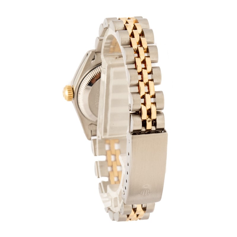 Lady Rolex Datejust 69173 White Index Dial