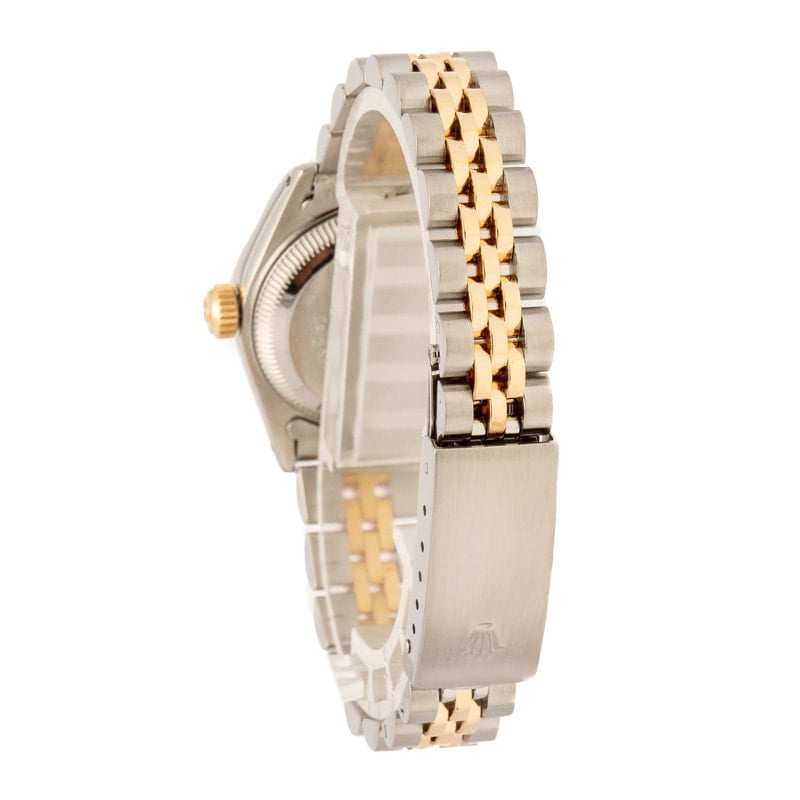 Ladies Rolex Datejust Two Tone 69173 Blue Dial