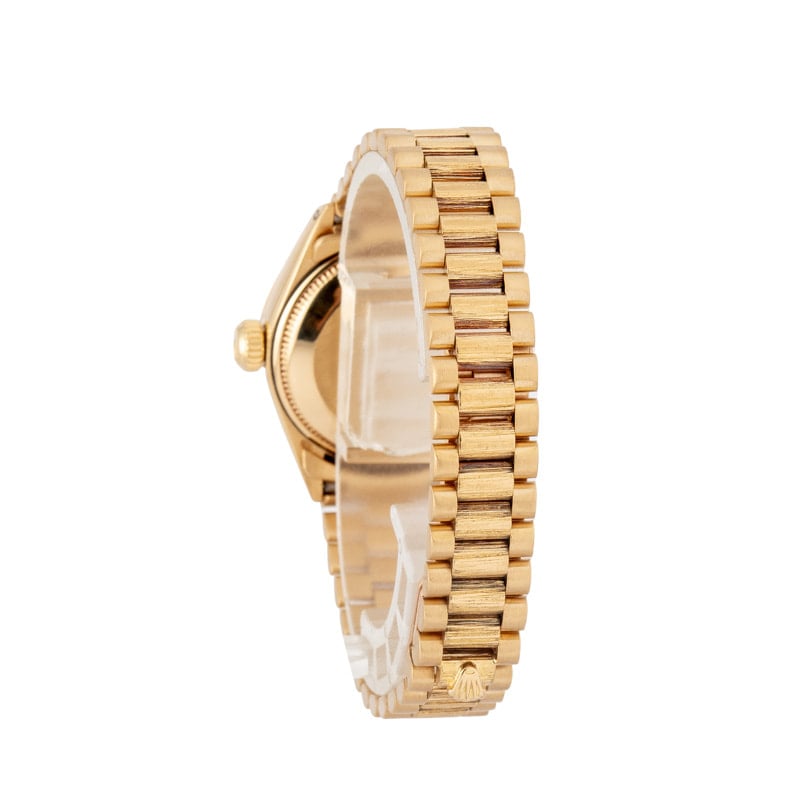 Used Lady Rolex Datejust 6927 Barked Finish