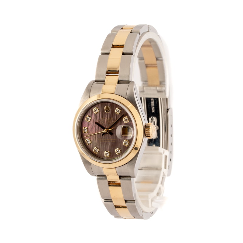 Ladies Rolex Datejust 79163 Diamond Mother of Pearl