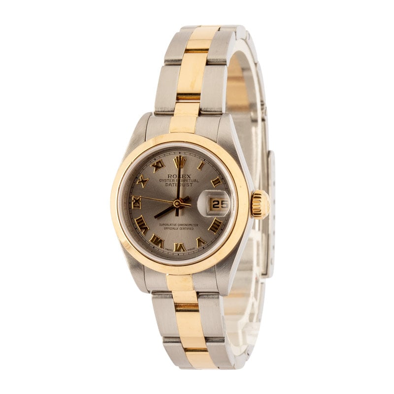 Rolex Ladies Datejust 79163 Slate Roman Dial