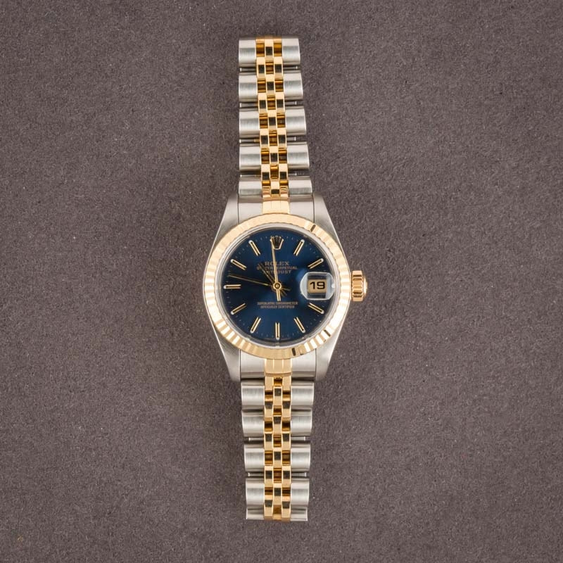Rolex Ladies Datejust 79173 Blue Dial
