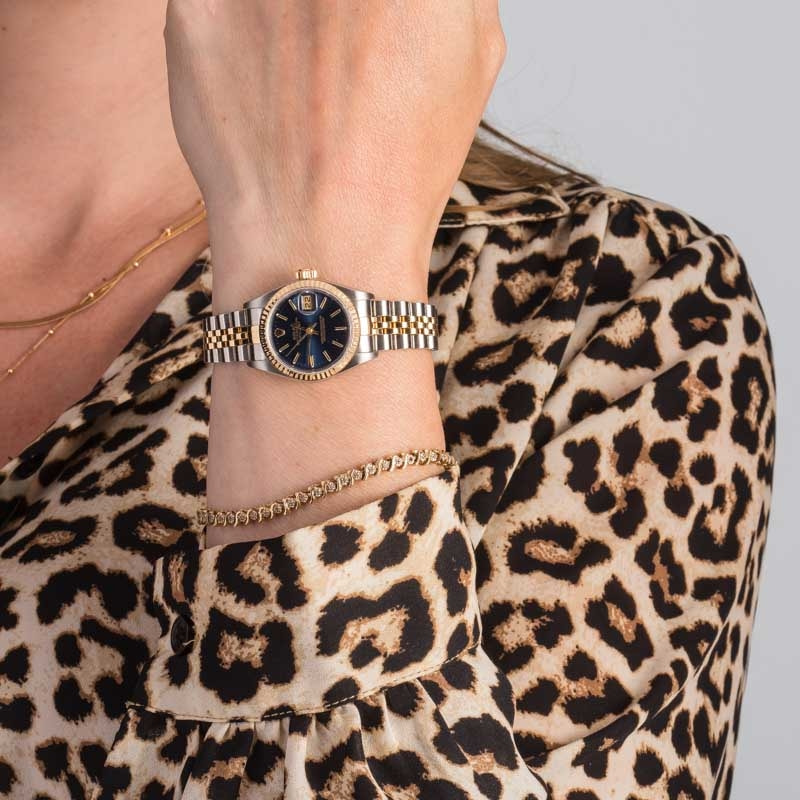 Rolex Ladies Datejust 79173 Blue Dial