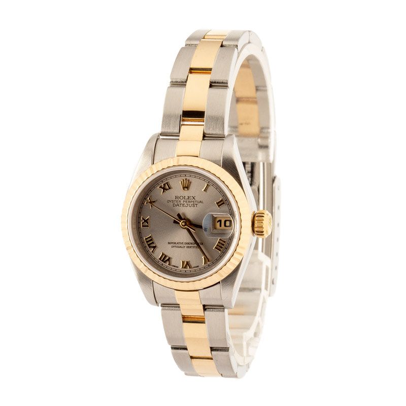 Lady Rolex Datejust 79173 Slate Roman Dial
