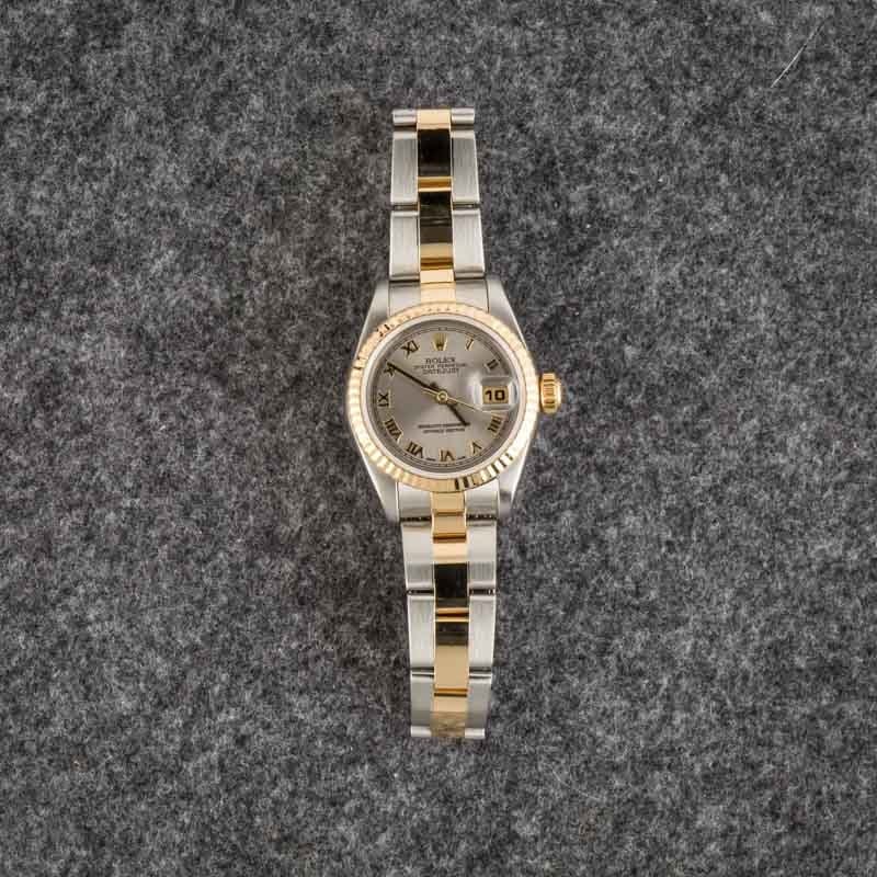 Lady Rolex Datejust 79173 Slate Roman Dial