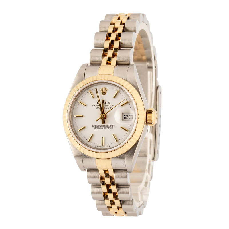 Lady Rolex Datejust 79173 White Dial