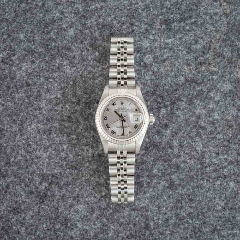 Ladies Rolex Datejust 79174 Silver Roman Dial