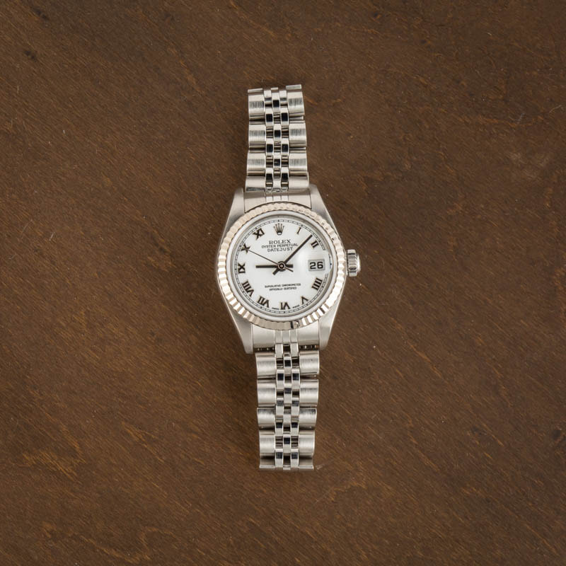 Rolex Datejust 79174 White Roman Dial