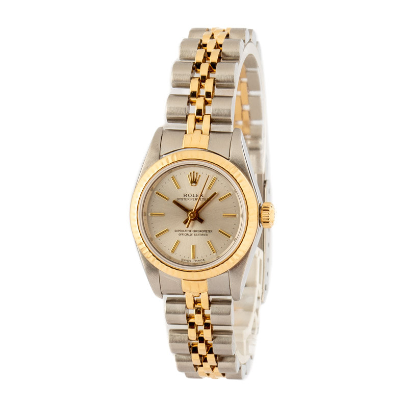 Rolex Ladies Oyster Perpetual 76193 Two-Tone