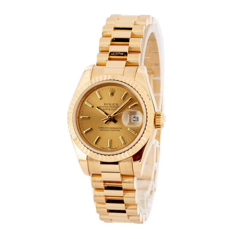 Rolex Ladies President 179178 Champagne