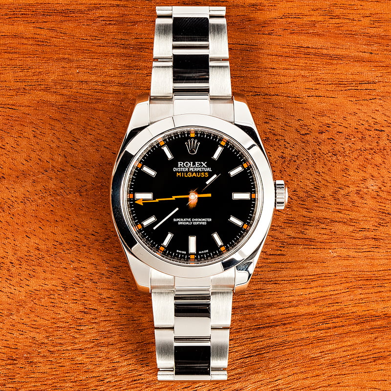 Buy Used Rolex Milgauss 116400 | Bob's Watches - Sku: 140877 x
