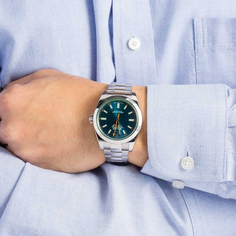 Rolex Milgauss Green Crystal 116400GV