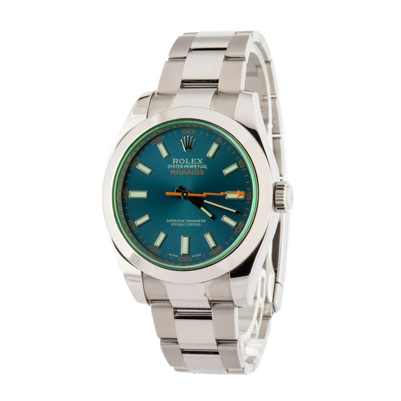 Rolex Milgauss 116400GV Blue