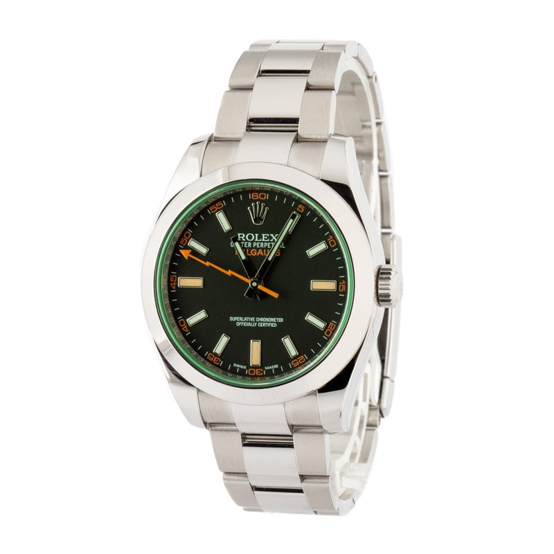 Rolex Milgauss 116400 Black Dial