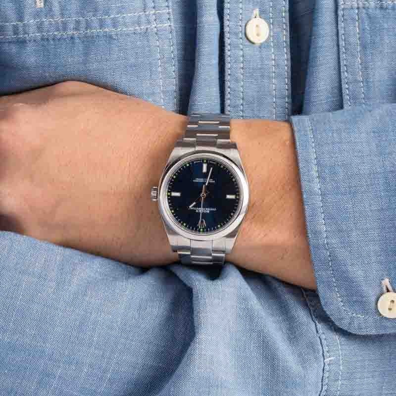 Rolex Oyster Perpetual 39 Ref 114300 Blue Dial