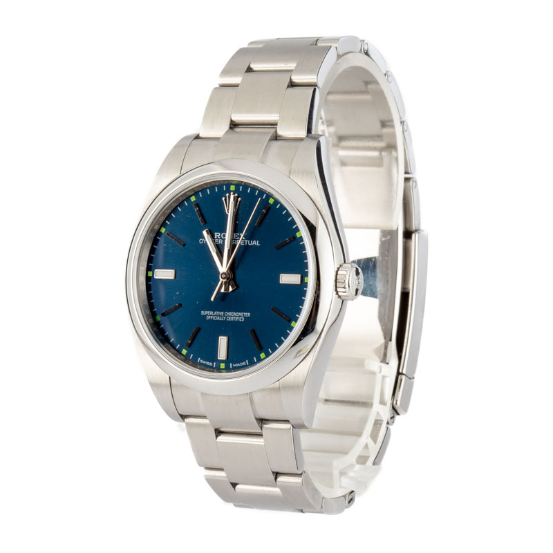 Rolex Oyster Perpetual 114300 Blue Dial