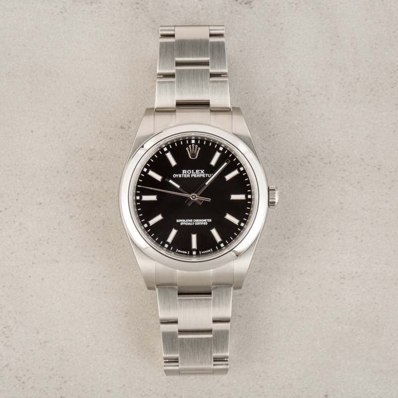 Rolex Oyster Perpetual 114300 Black Dial