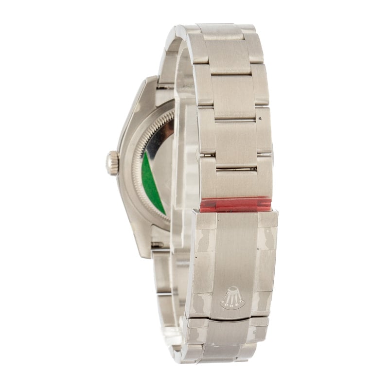 Rolex Oyster Perpetual 116000 Rhodium Dial
