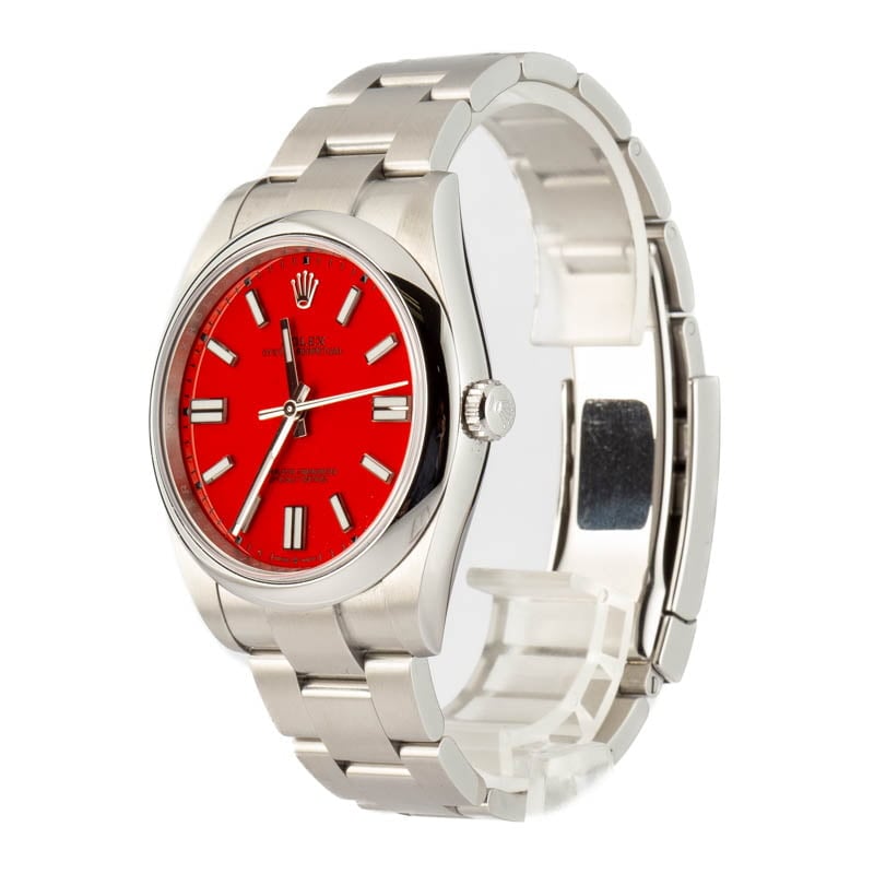 Rolex Oyster Perpetual 124300 Red Dial