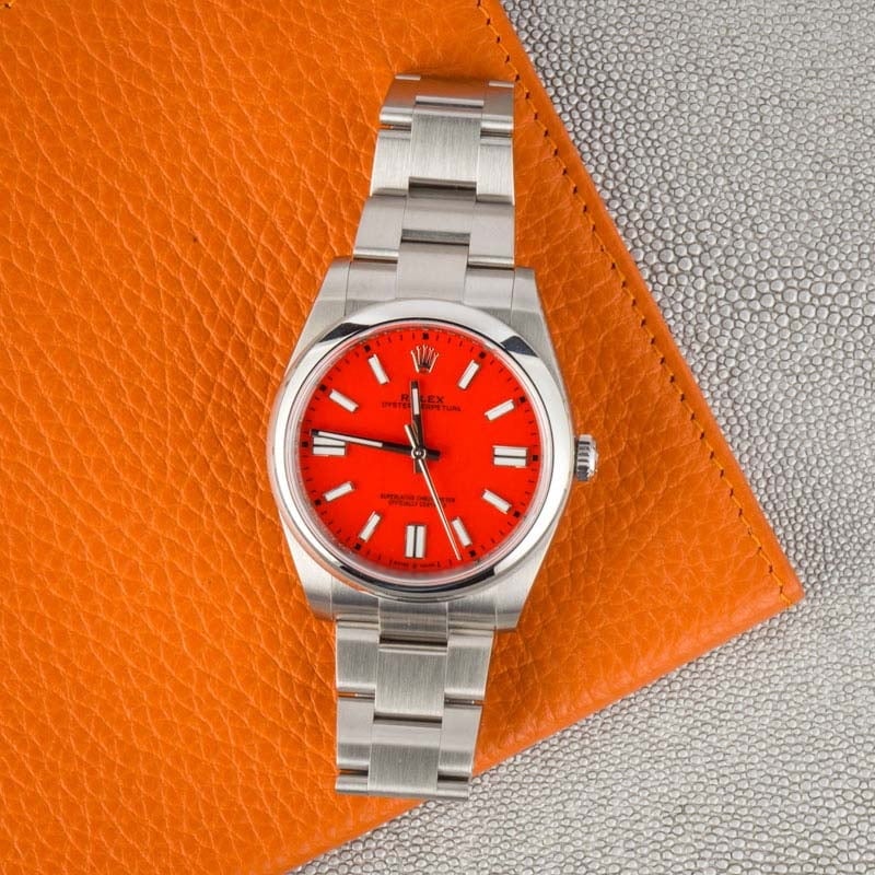 Rolex Oyster Perpetual 124300 Red Dial