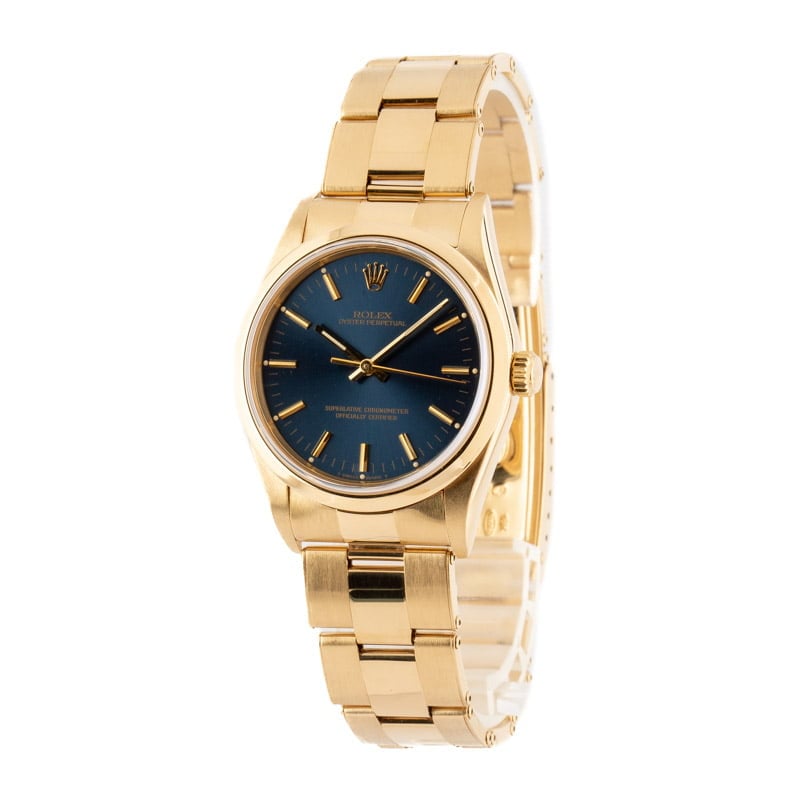 Rolex Oyster Perpetual 14208 Yellow Gold
