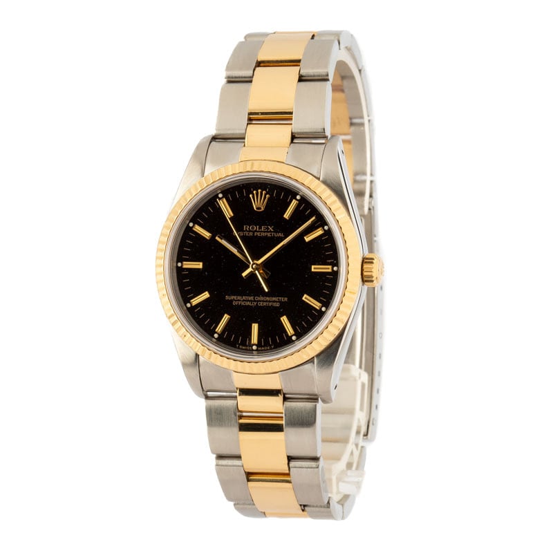 Rolex Oyster Perpetual 14233 Black Dial