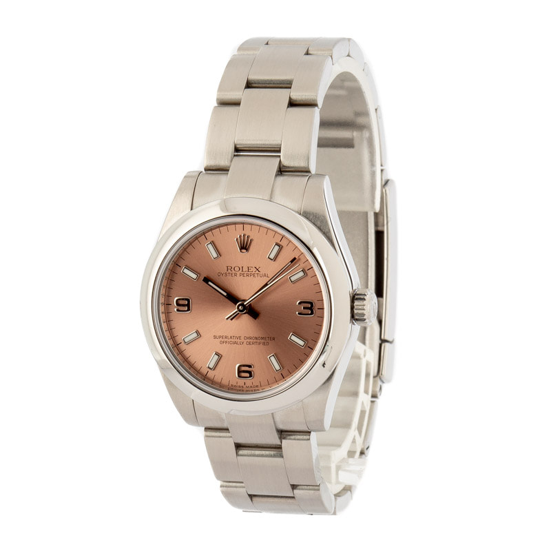 Rolex Oyster Perpetual 177200 Pink Dial