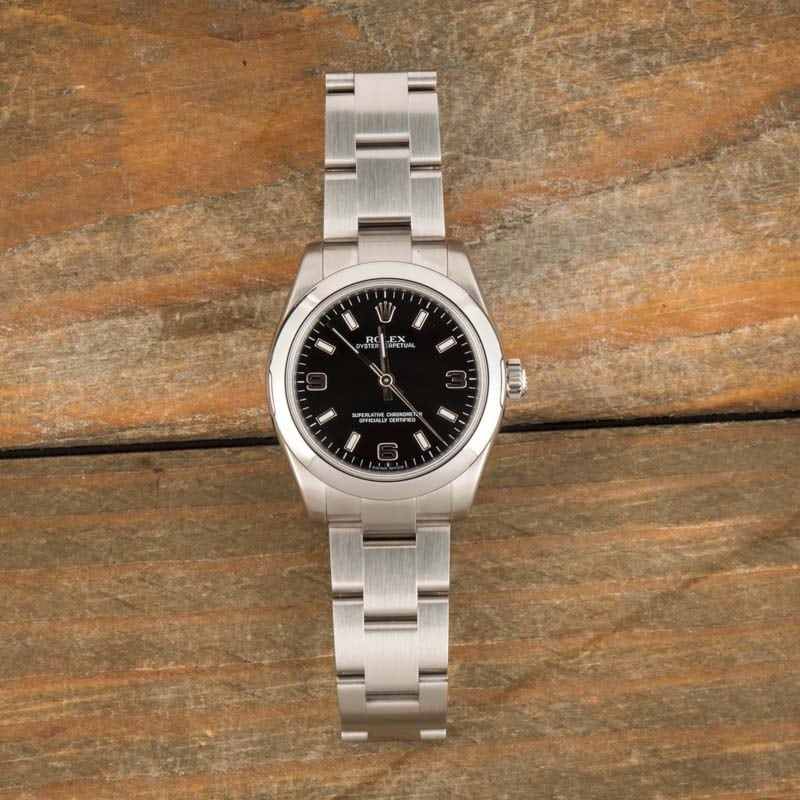 Rolex Oyster Perpetual 177200 Black Dial