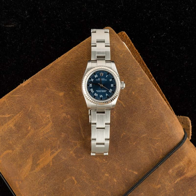 Ladies Rolex Oyster Perpetual 176234 Blue Dial