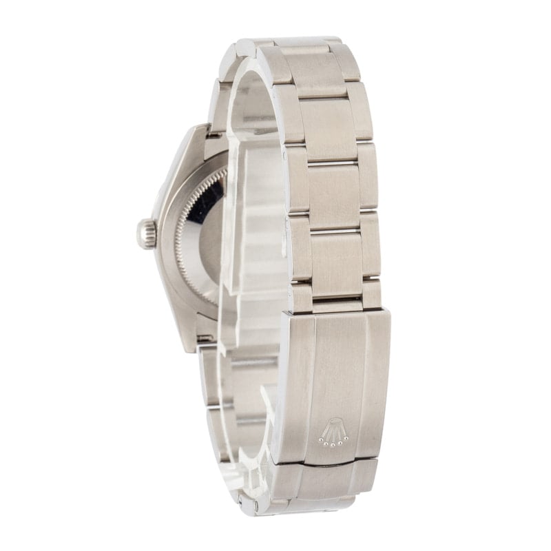 Pre-owned Rolex Oyster Perpetual 34 Ref 124200 Black Dial