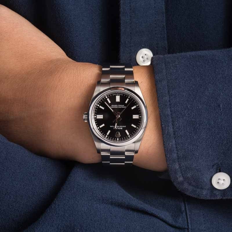Rolex Oyster Perpetual Ref 126000 Black Dial